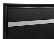 Miranda 51-inch Wood Eastern King Storage Panel Bed Black - 206361KE