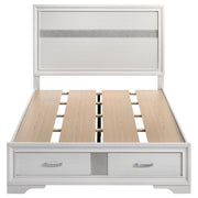 Miranda 51-inch Wood Full Storage Panel Bed White - 205111F
