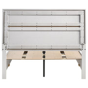 Miranda 51-inch Wood Full Storage Panel Bed White - 205111F