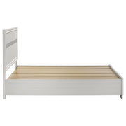 Miranda 51-inch Wood Queen Storage Panel Bed White - 205111Q