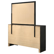 Miranda 7-drawer Dresser with Mirror Black - 206363M