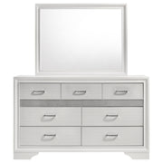 Miranda 7-drawer Dresser with Mirror White - 205113M