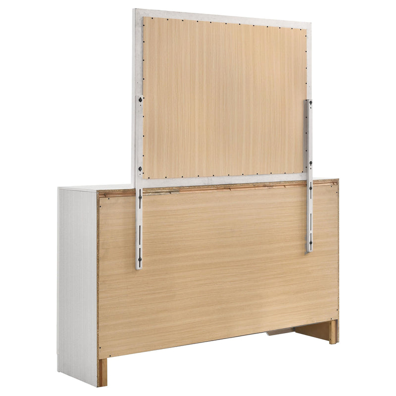 Miranda 7-drawer Dresser with Mirror White - 205113M