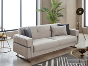 Miranda Convertible Loveseat in Grey - 200-SIM-MIR-GIRNE02-2