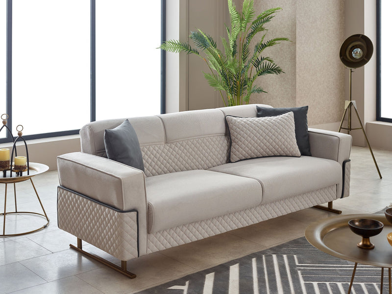 Miranda Convertible Sofa in Grey - 200-SIM-MIR-GIRNE02-3