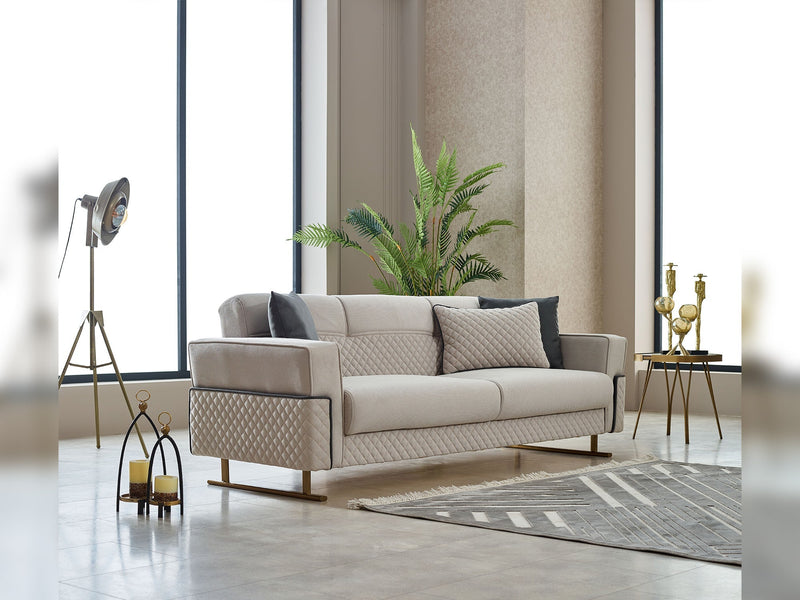 Miranda Convertible Sofa in Grey - 200-SIM-MIR-GIRNE02-3