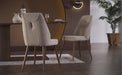 Mirante 6335 Dining Chair 2Pcs (Cream) - Gate FurnitureDining Chair
