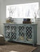 Mirimyn Antique Teal Accent Cabinet - Gate FurnitureCabinet
