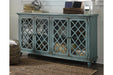 Mirimyn Antique Teal Accent Cabinet - Gate FurnitureCabinet