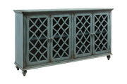 Mirimyn Antique Teal Accent Cabinet - Lara FurnitureCabinet