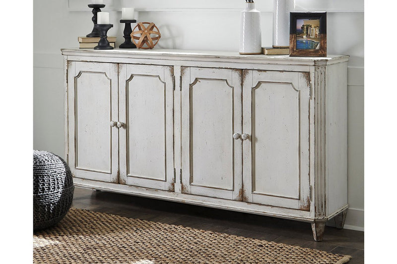 Mirimyn Antique White Accent Cabinet - Lara FurnitureCabinet