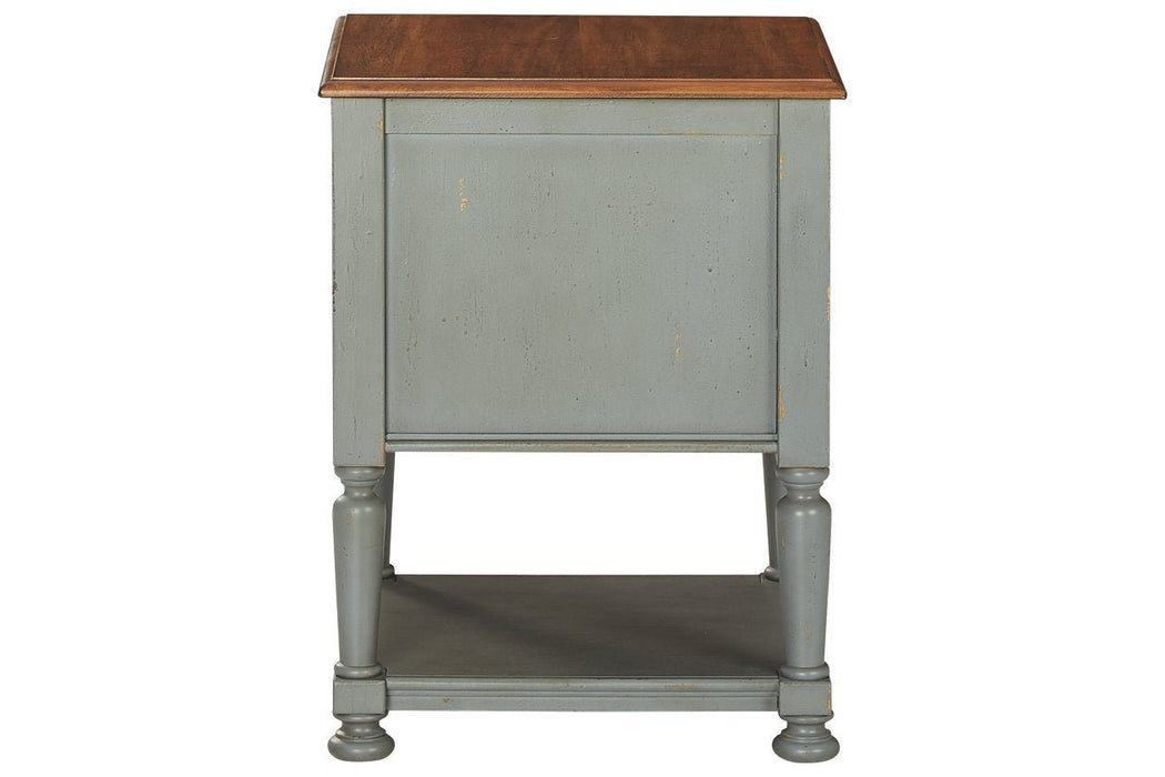 Mirimyn Gray/Brown Accent Cabinet - Gate FurnitureCabinet
