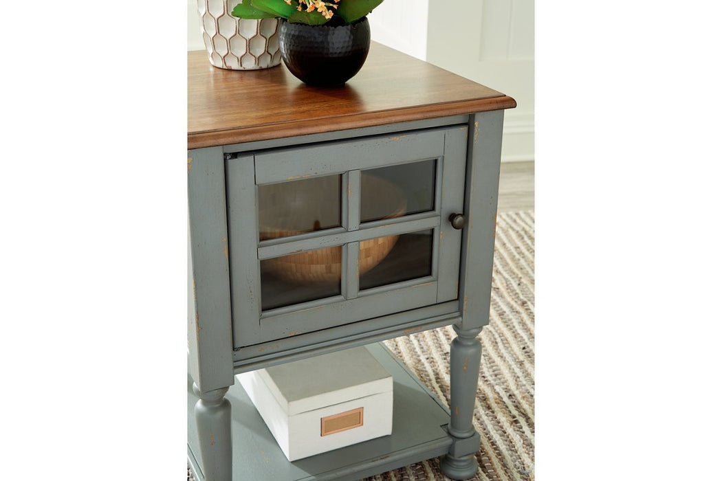 Mirimyn Gray/Brown Accent Cabinet - Gate FurnitureCabinet