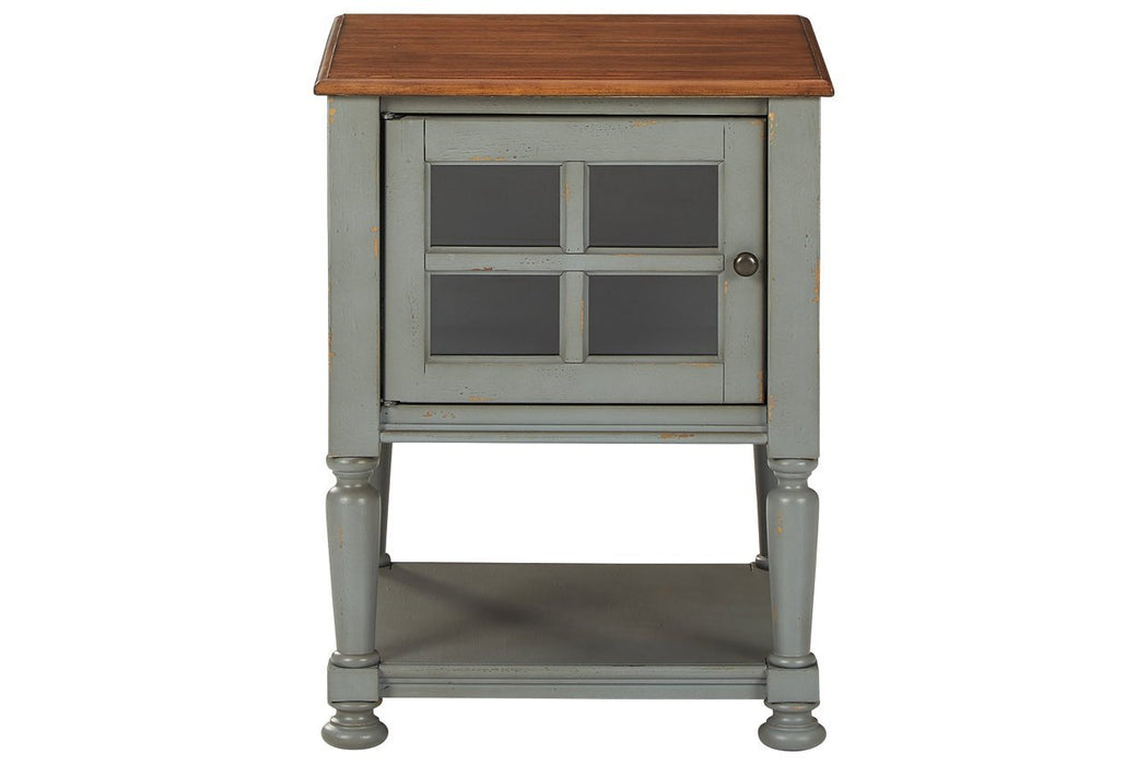 Mirimyn Gray/Brown Accent Cabinet - Gate FurnitureCabinet