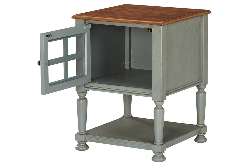 Mirimyn Gray/Brown Accent Cabinet - Gate FurnitureCabinet