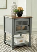 Mirimyn Gray/Brown Accent Cabinet - Gate FurnitureCabinet