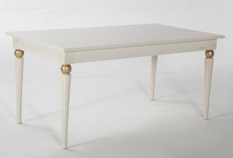 Mistral Expandable Dining Table (Opak White) 2 Pieces - Lara FurnitureDining Table