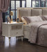 Mistral Nightstand (Opak White) 3 Pieces - Gate FurnitureNightstand