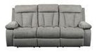 Mitchiner Fog Reclining Sofa with Drop Down Table - Gate FurnitureReclining Sofa