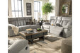 Mitchiner Fog Reclining Sofa with Drop Down Table - Gate FurnitureReclining Sofa