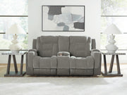 Mixed Motion Shadow Power Reclining Loveseat with Console - PC8350518