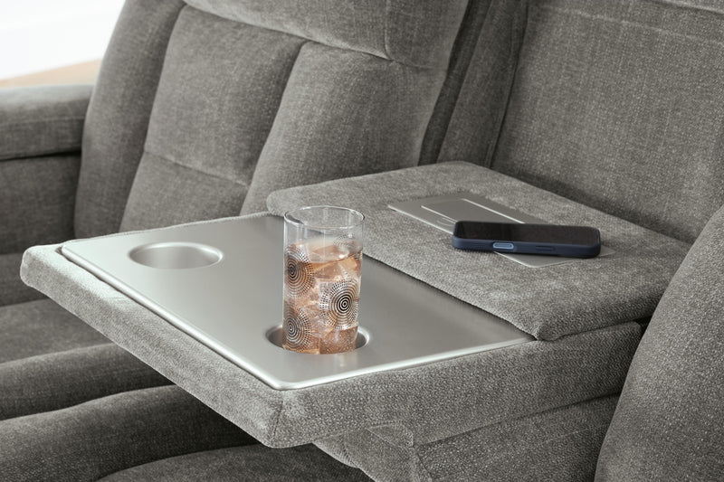 Mixed Motion Shadow Power Reclining Sofa - PC8350515