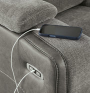 Mixed Motion Shadow Power Reclining Sofa - PC8350515