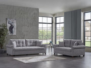 Mocca (Koopsi Gray) Living Room Set - Lara FurnitureLiving Room Set
