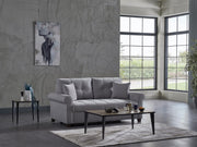 Mocca (Koopsi Gray) Living Room Set - Lara FurnitureLiving Room Set