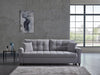 Mocca P Kol Loveseat (Koopsi Gray149) Stationary - Gate FurnitureLoveseat