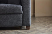 Mocca Dupont Anthracite Storage Sleeper Sectional from Bellona - Lara Furniture