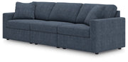 Modmax Ink 3 Piece Sectional with Ottoman - Lara FurnitureSectional