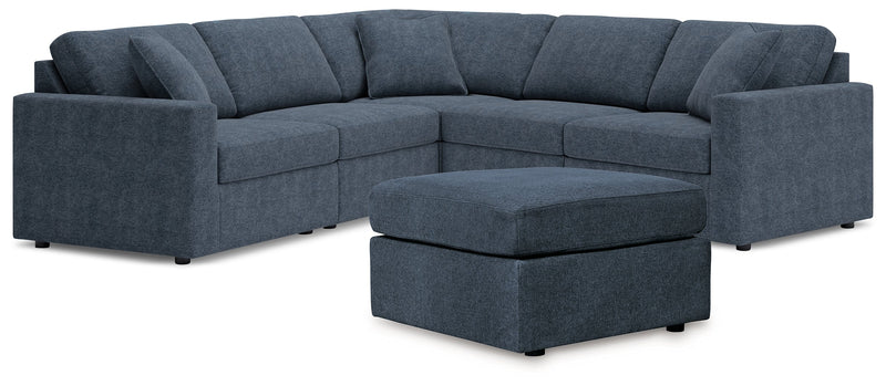 Modmax Ink 5 Piece Sectional with Ottoman - Lara FurnitureSectional