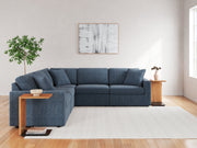 Modmax Ink 5 Piece Sectional with Ottoman - Lara FurnitureSectional