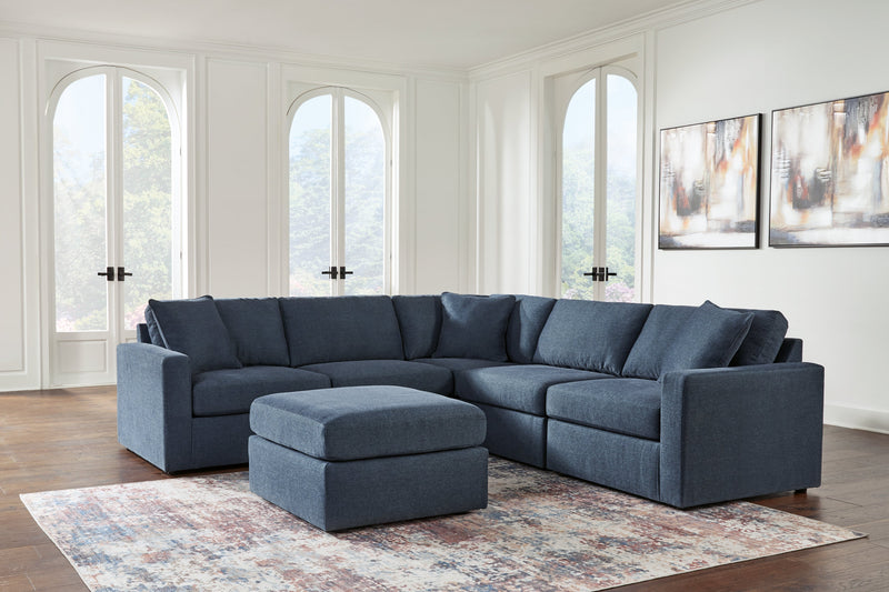 Modmax Ink 5 Piece Sectional with Ottoman - Lara FurnitureSectional