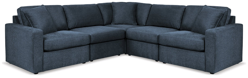 Modmax Ink 5 Piece Sectional with Ottoman - Lara FurnitureSectional