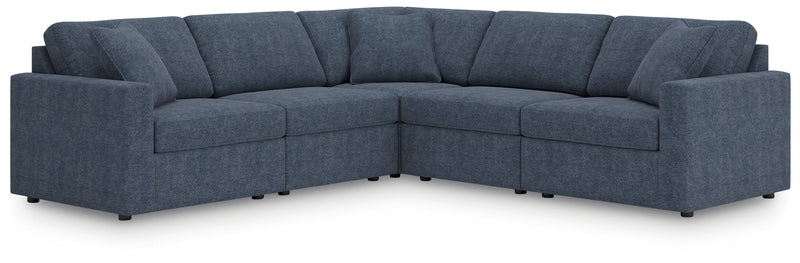 Modmax Ink 5 Piece Sectional with Ottoman - Lara FurnitureSectional