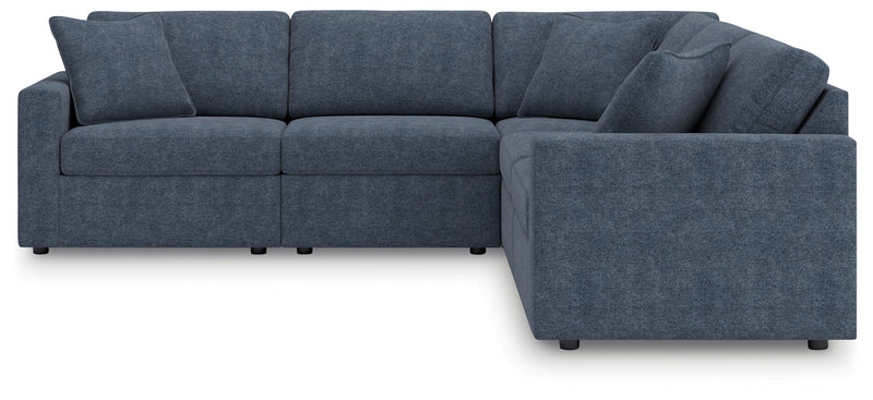 Modmax Ink 5 Piece Sectional with Ottoman - Lara FurnitureSectional