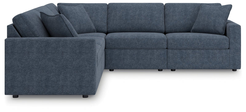 Modmax Ink 5 Piece Sectional with Ottoman - Lara FurnitureSectional