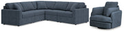 Modmax 5 - Piece Sectional with Recliner - Lara FurnitureSectional