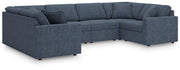 Modmax Ink 6 Piece Sectional with Ottoman - Lara FurnitureSectional