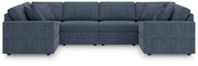 Modmax Ink 6 Piece Sectional with Ottoman - Lara FurnitureSectional