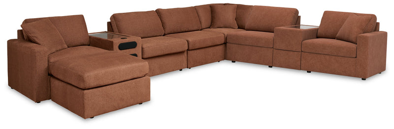 Modmax Spice 8 Piece Sectional with Ottoman - Lara FurnitureSectional