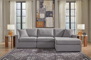 Modmax Granite 3-Piece Sectional Sofa Storage Chaise - 92104S79