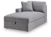 Modmax Granite 5-Piece Double Storage Chaise Sectional with Audio Consoles - 92104S99