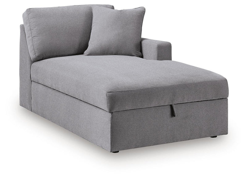 Modmax Granite 5-Piece Double Storage Chaise Sectional with Audio Consoles - 92104S99