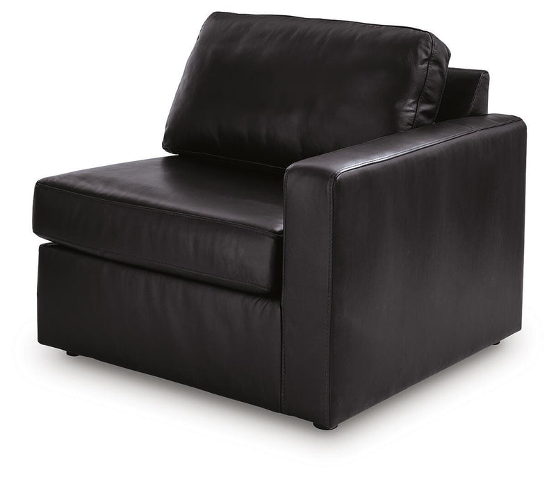 Modmax II Black Right-Arm Facing Corner Chair - 7430565