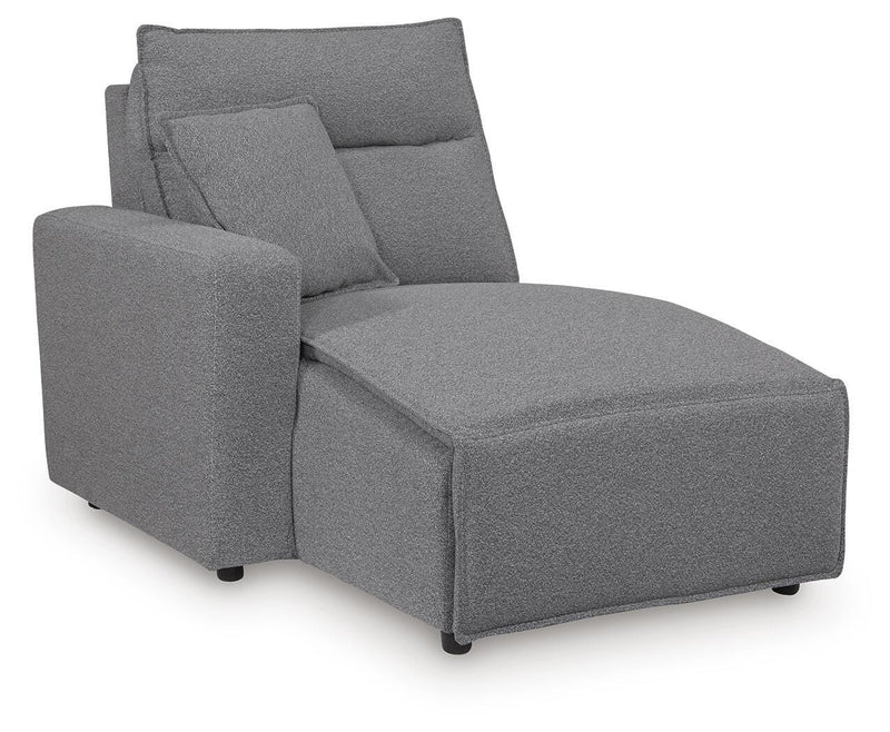 Modmax II Salt and Pepper 8-Piece Power Reclining Sectional with Console - 65906S47