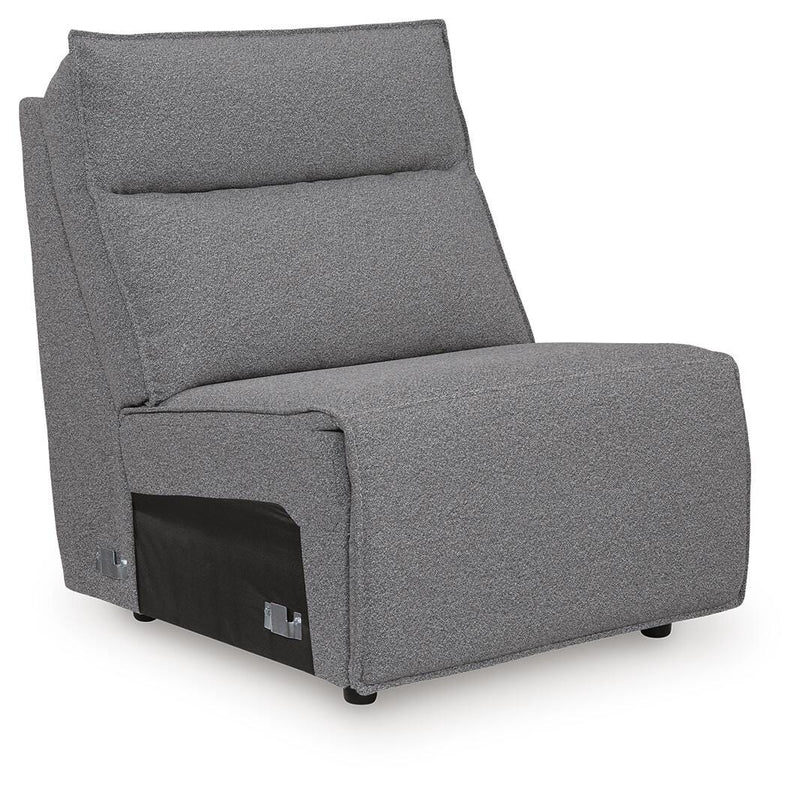 Modmax II Salt and Pepper 8-Piece Power Reclining Sectional with Console - 65906S47