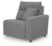 Modmax II Salt and Pepper Right-Arm Facing Power Recliner - 6590662